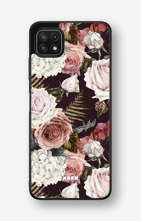Samsung Galaxy A22 4G Hard Case – Midnight Roses - View 1