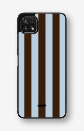 Samsung Galaxy A22 5G Hard Case – Bistro Stripes - View 1