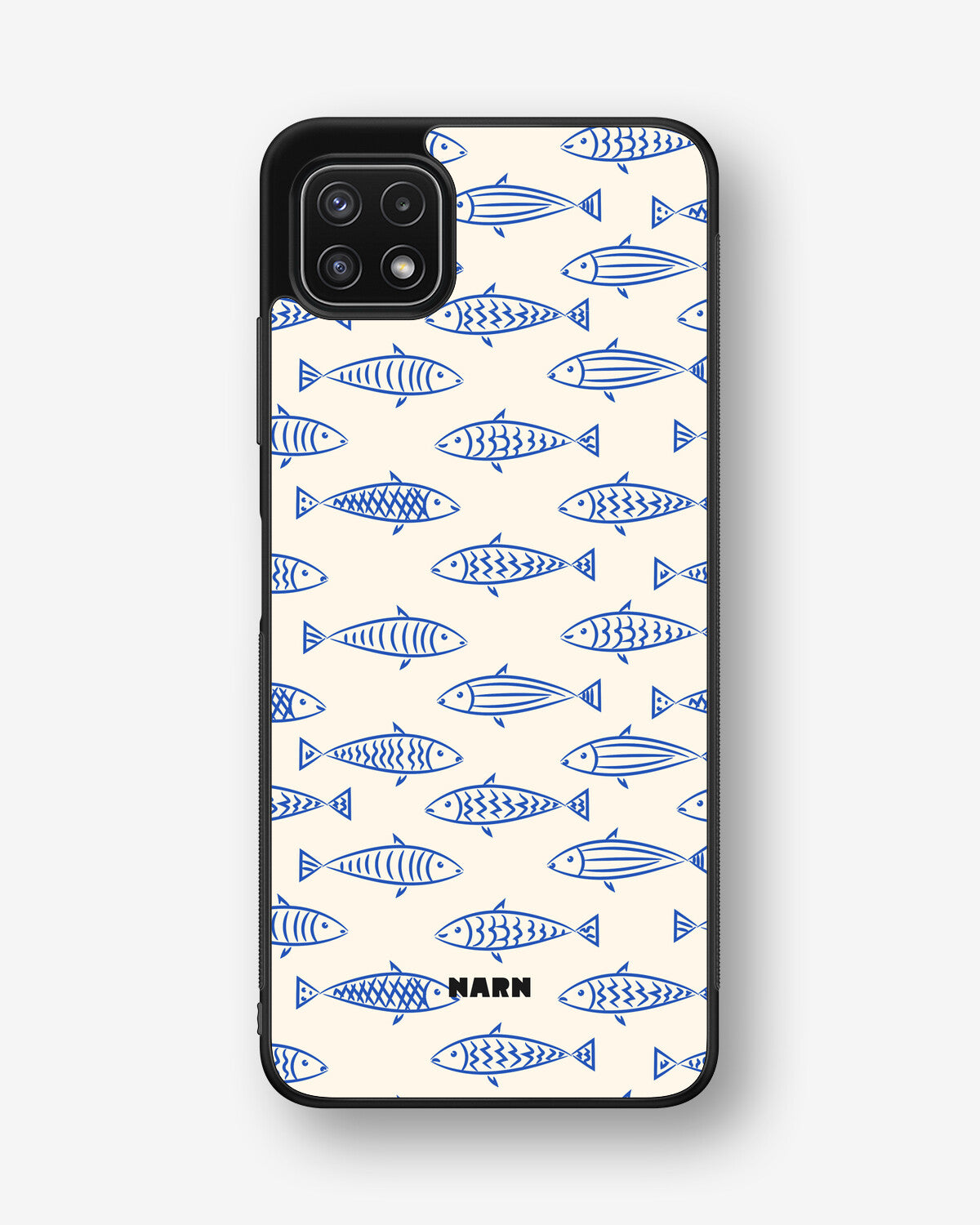 Samsung Galaxy A22 5G Hard Case – Blue Catch - View 1