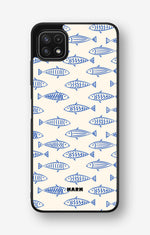 Samsung Galaxy A22 5G Hard Case – Blue Catch - View 1