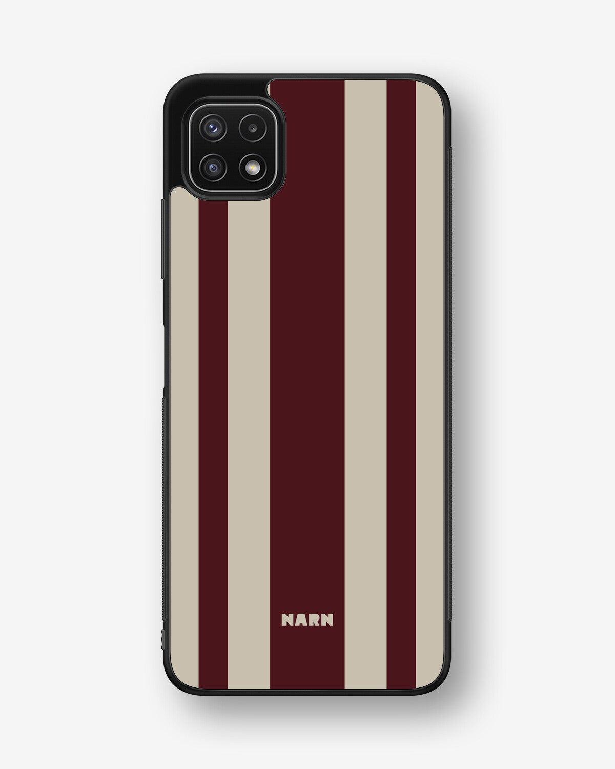 Samsung Galaxy A22 5G Hard Case – Bordeaux Stripe - View 1