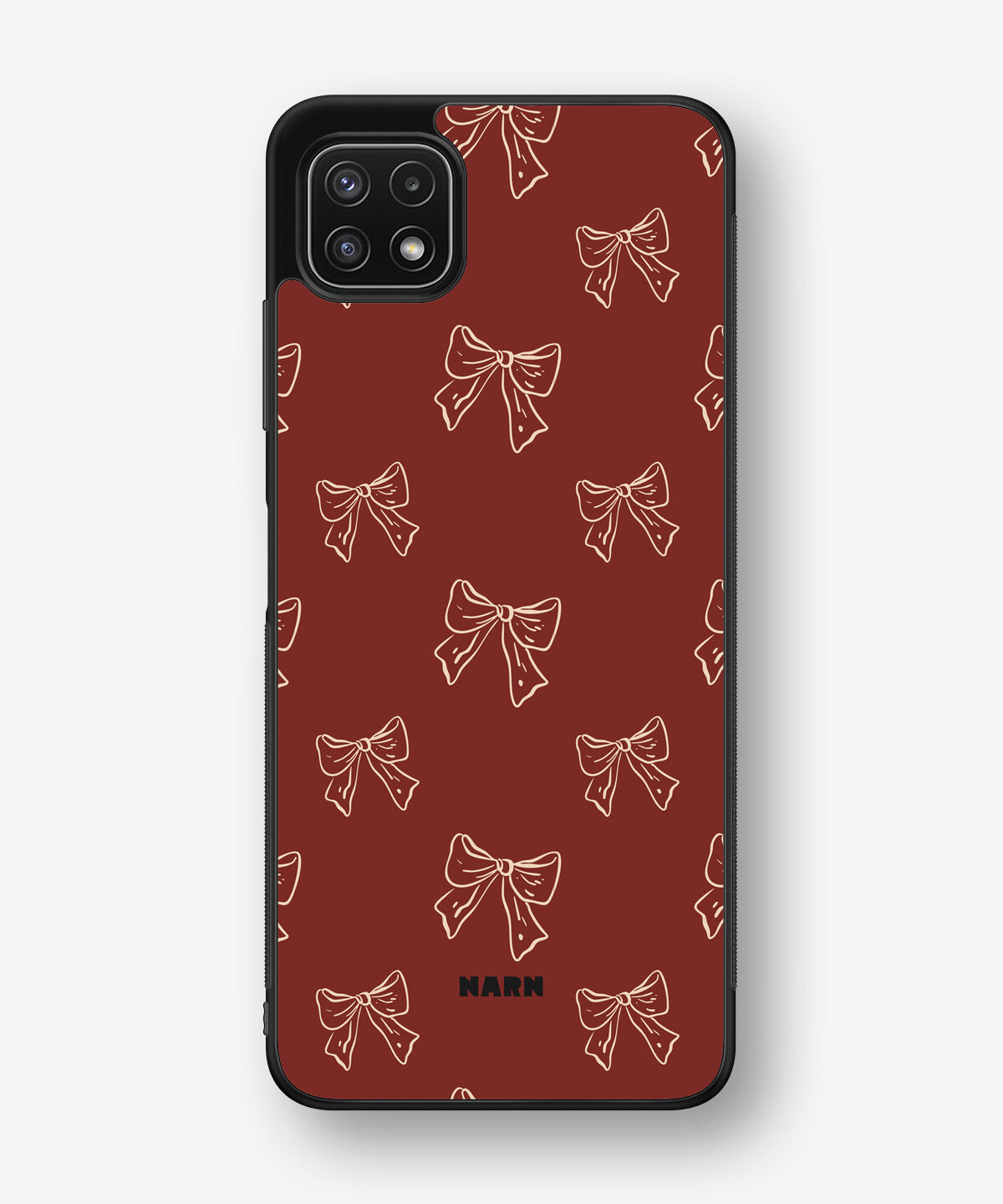 Samsung Galaxy A22 5G Hard Case – Cherry Bows - View 1