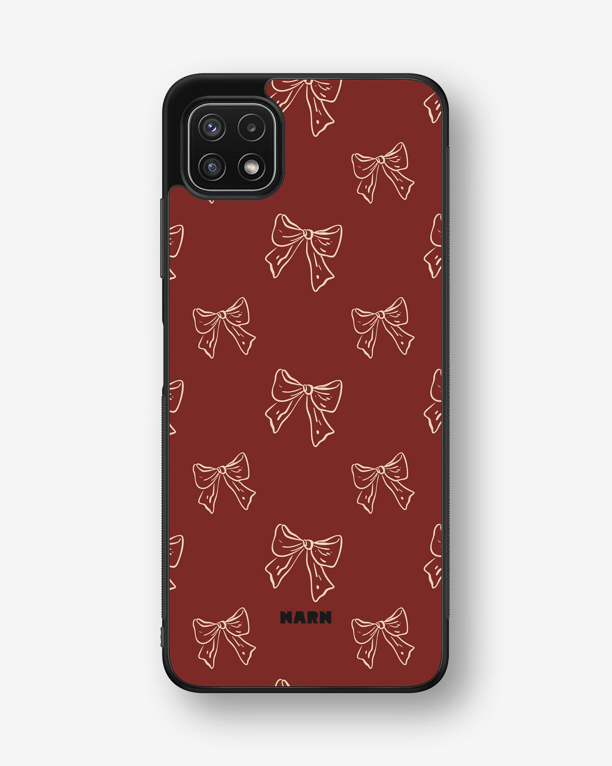 Samsung Galaxy A22 5G Hard Case – Cherry Bows - View 1
