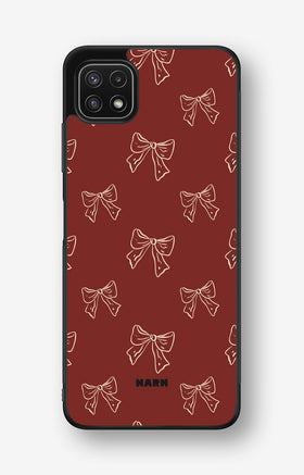 Samsung Galaxy A22 5G Hard Case – Cherry Bows - View 1