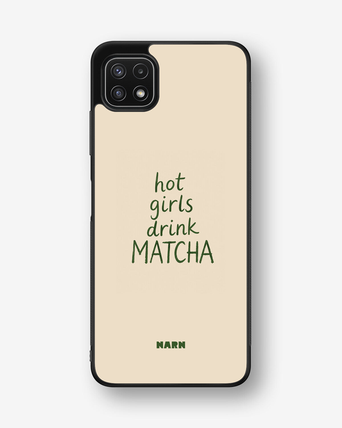 Samsung Galaxy A22 5G Hard Case – Drink Matcha - View 1