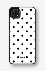 Samsung Galaxy A22 5G Hard Case – Mono Dots - View 1
