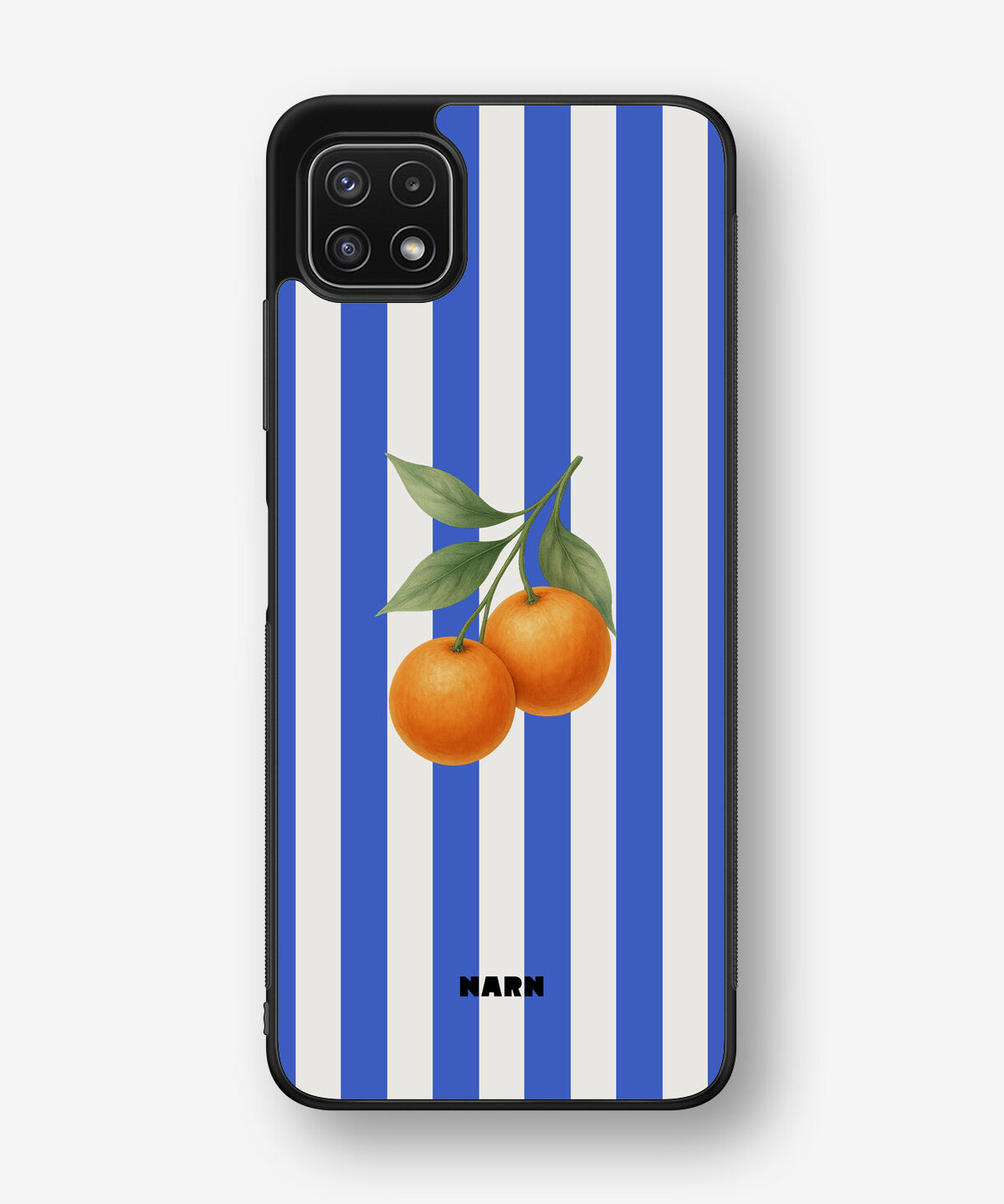 Samsung Galaxy A22 5G Hard Case – Orange Stripes - View 1