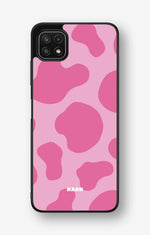 Samsung Galaxy A22 5G Hard Case – Pink Moo - View 1
