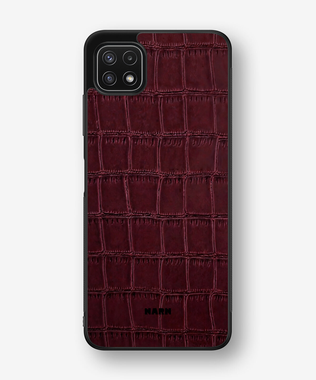 Samsung Galaxy A22 5G Hard Case – Rouge Croc - View 1