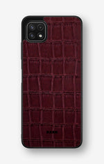 Samsung Galaxy A22 5G Hard Case – Rouge Croc - View 1