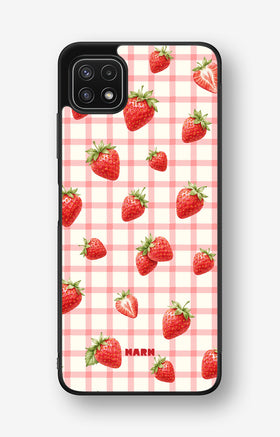 Samsung Galaxy A22 5G Hard Case – Strawbella - View 1