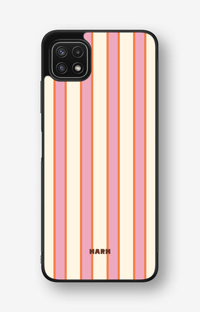 Samsung Galaxy A22 5G Hard Case – Sweet Stripe - View 1