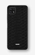Samsung Galaxy A22 5G Hard Case – Black Snake - View 1