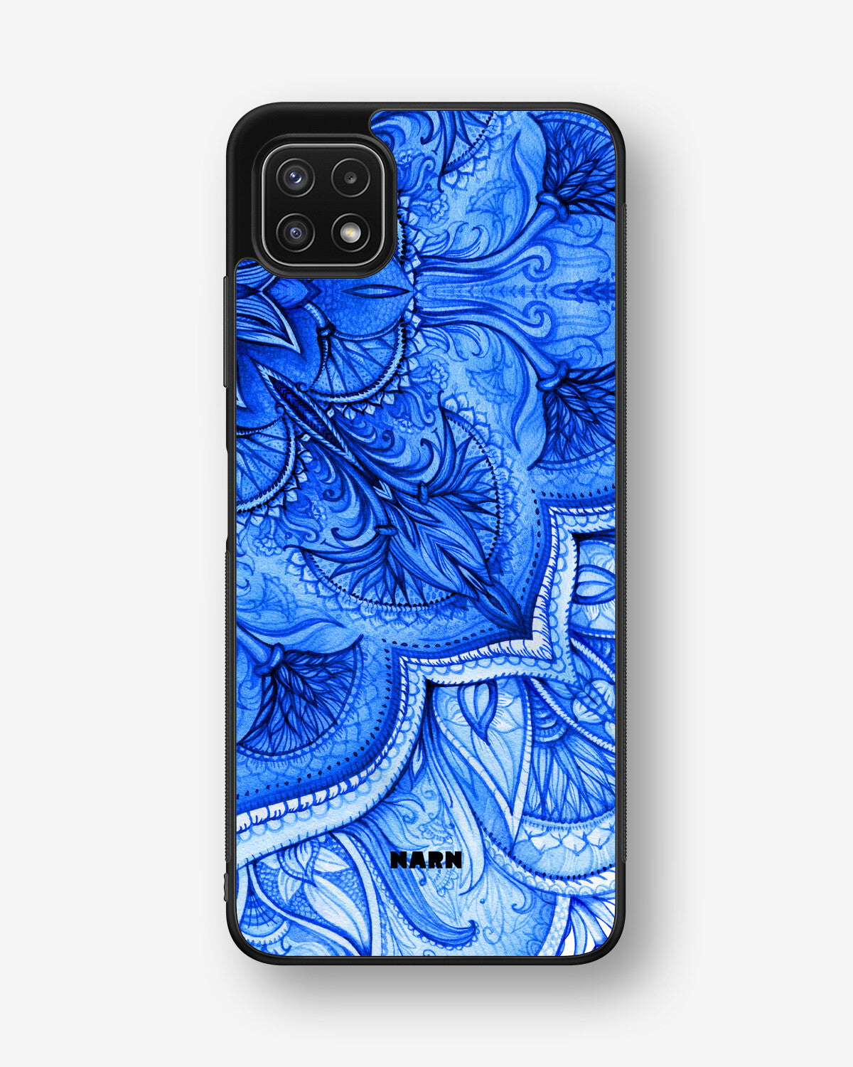 Samsung Galaxy A22 5G Hard Case – Blue Vintage - View 1