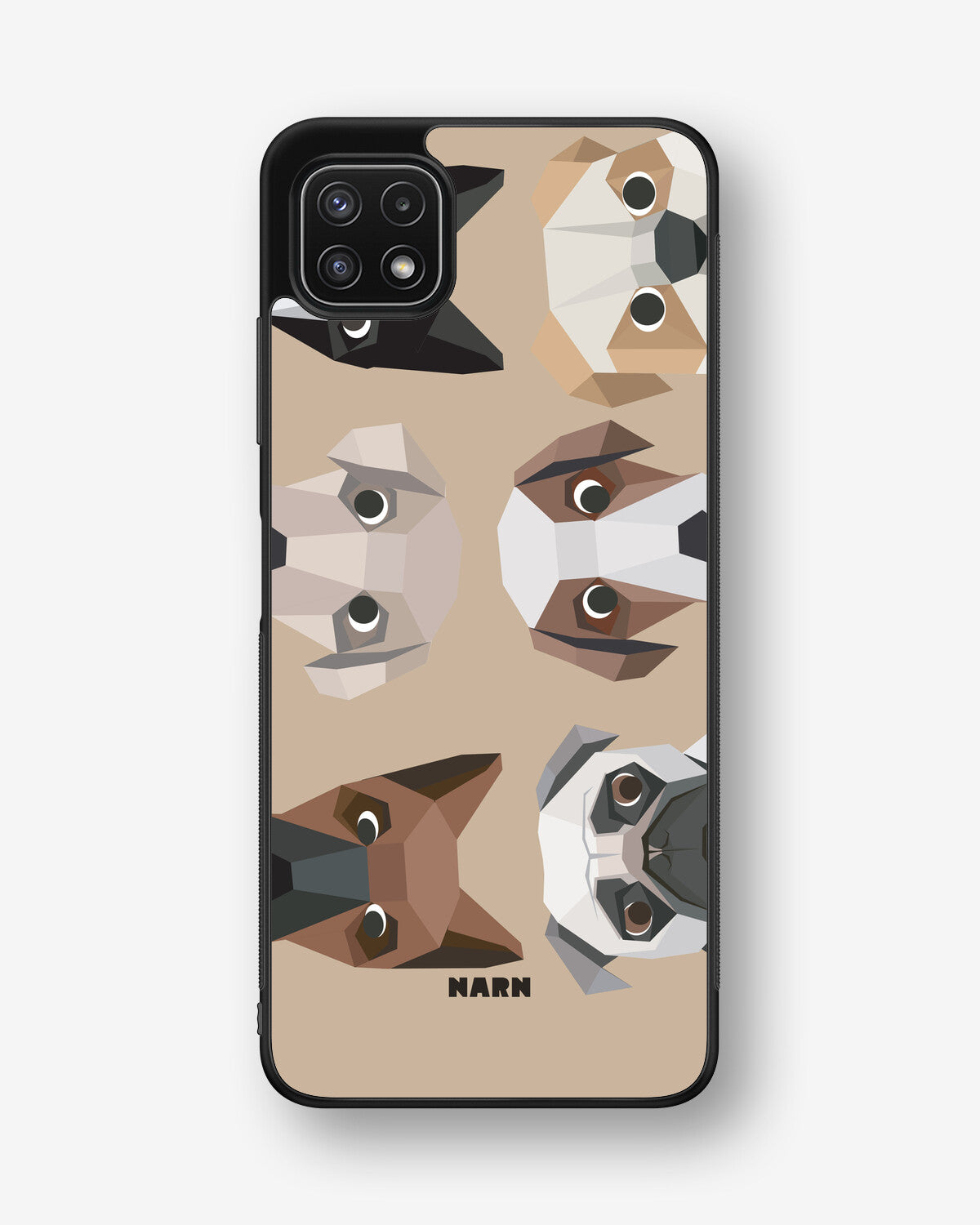 Samsung Galaxy A22 5G Hard Case – Cute Dogs - View 1
