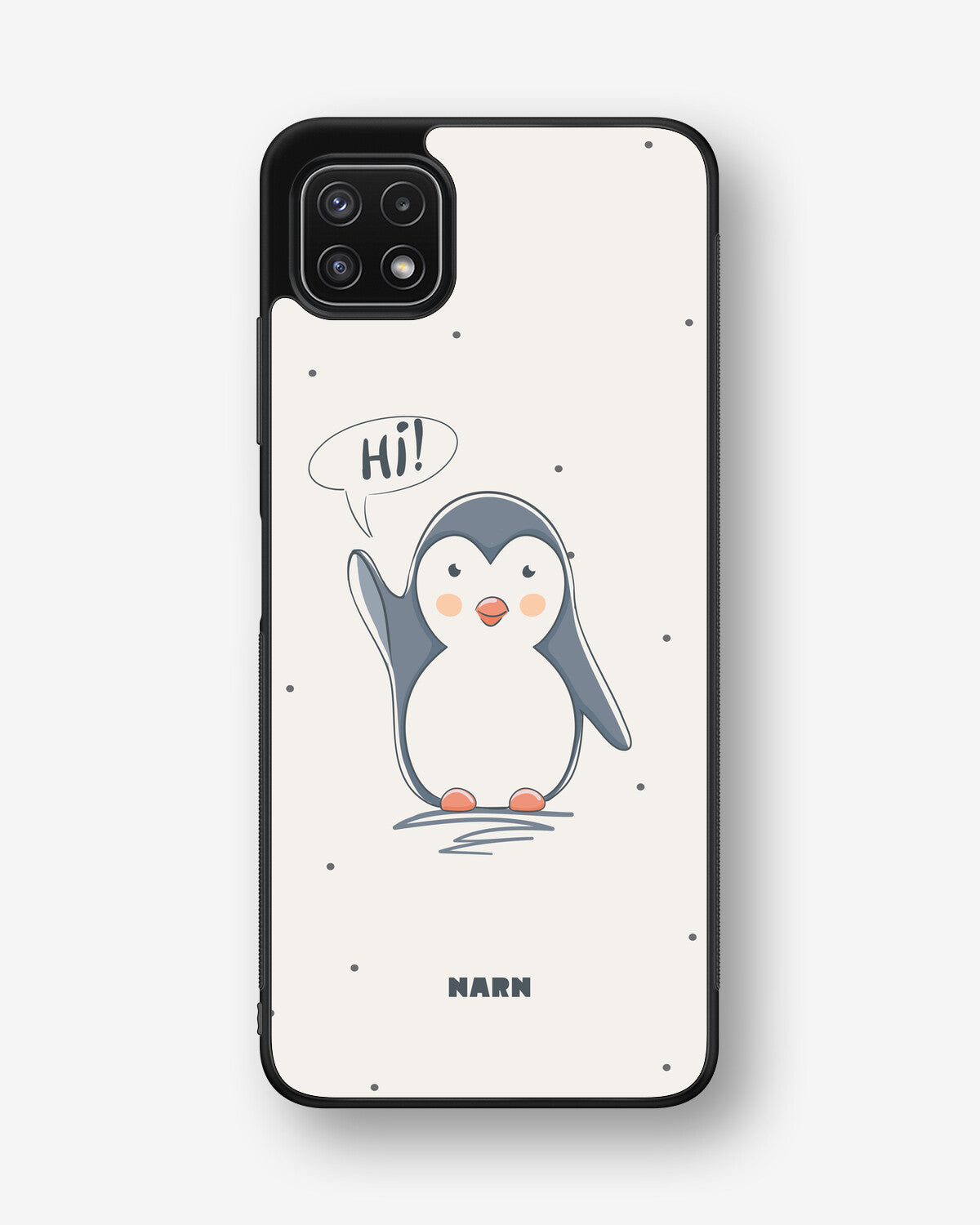 Samsung Galaxy A22 5G Hard Case – Cute Penguin - View 1