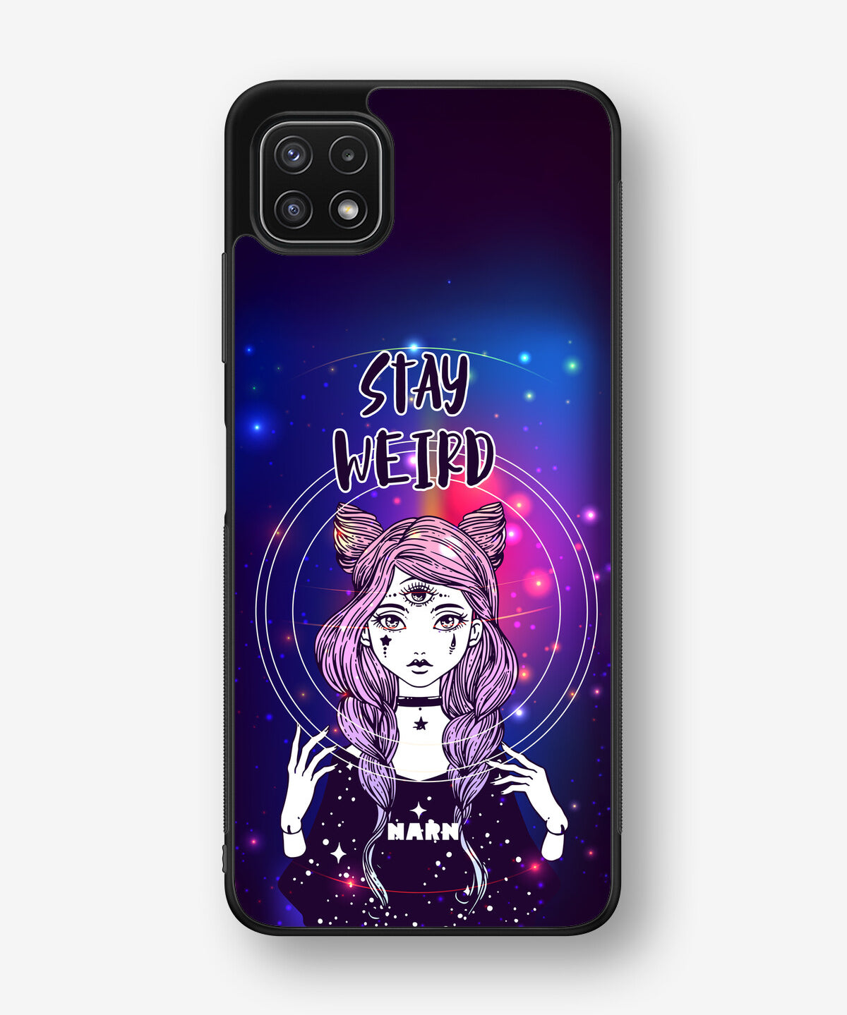 Samsung Galaxy A22 5G Hard Case – Galactic Weird - View 1