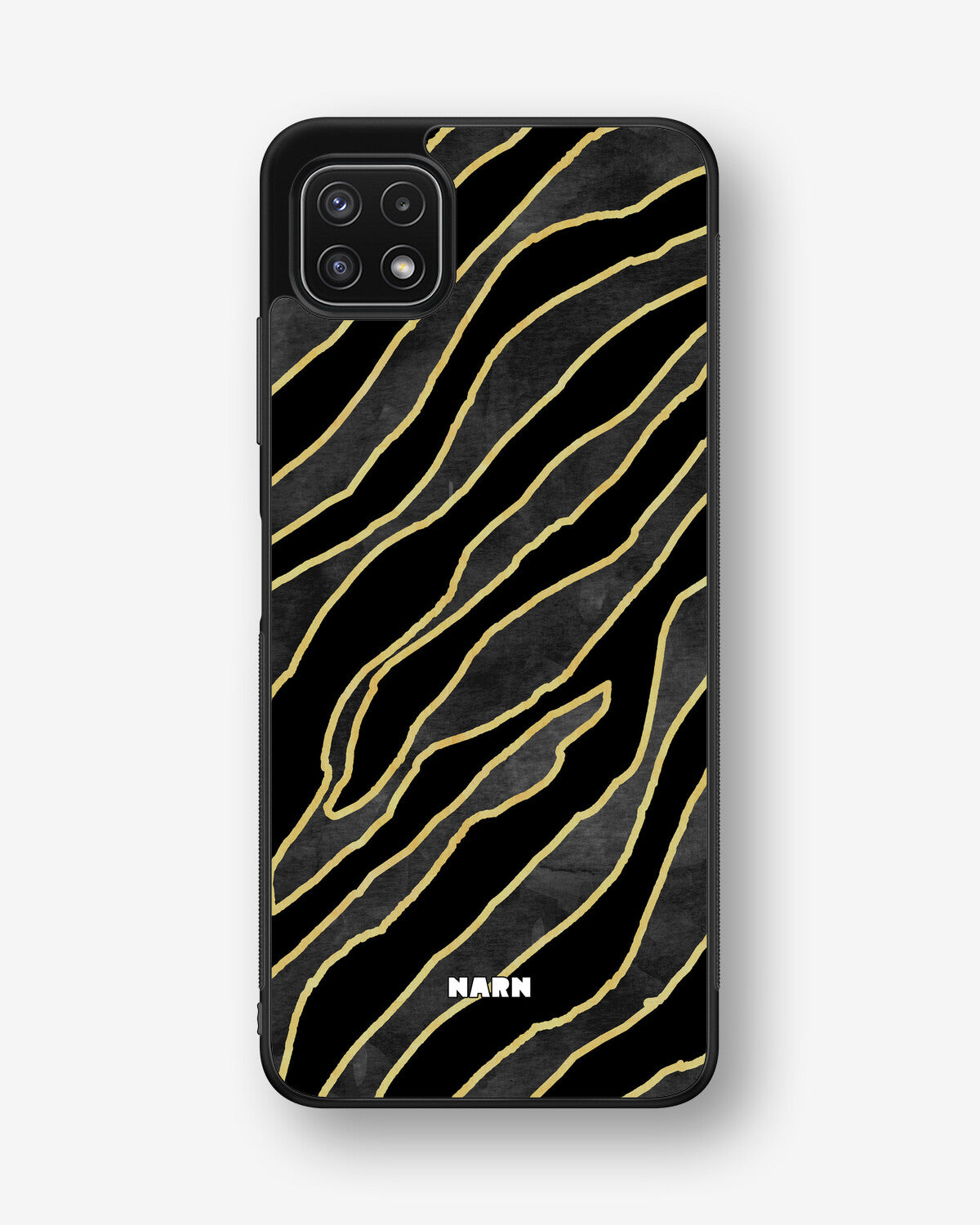 Samsung Galaxy A22 5G Hard Case – Golden Zebra - View 1