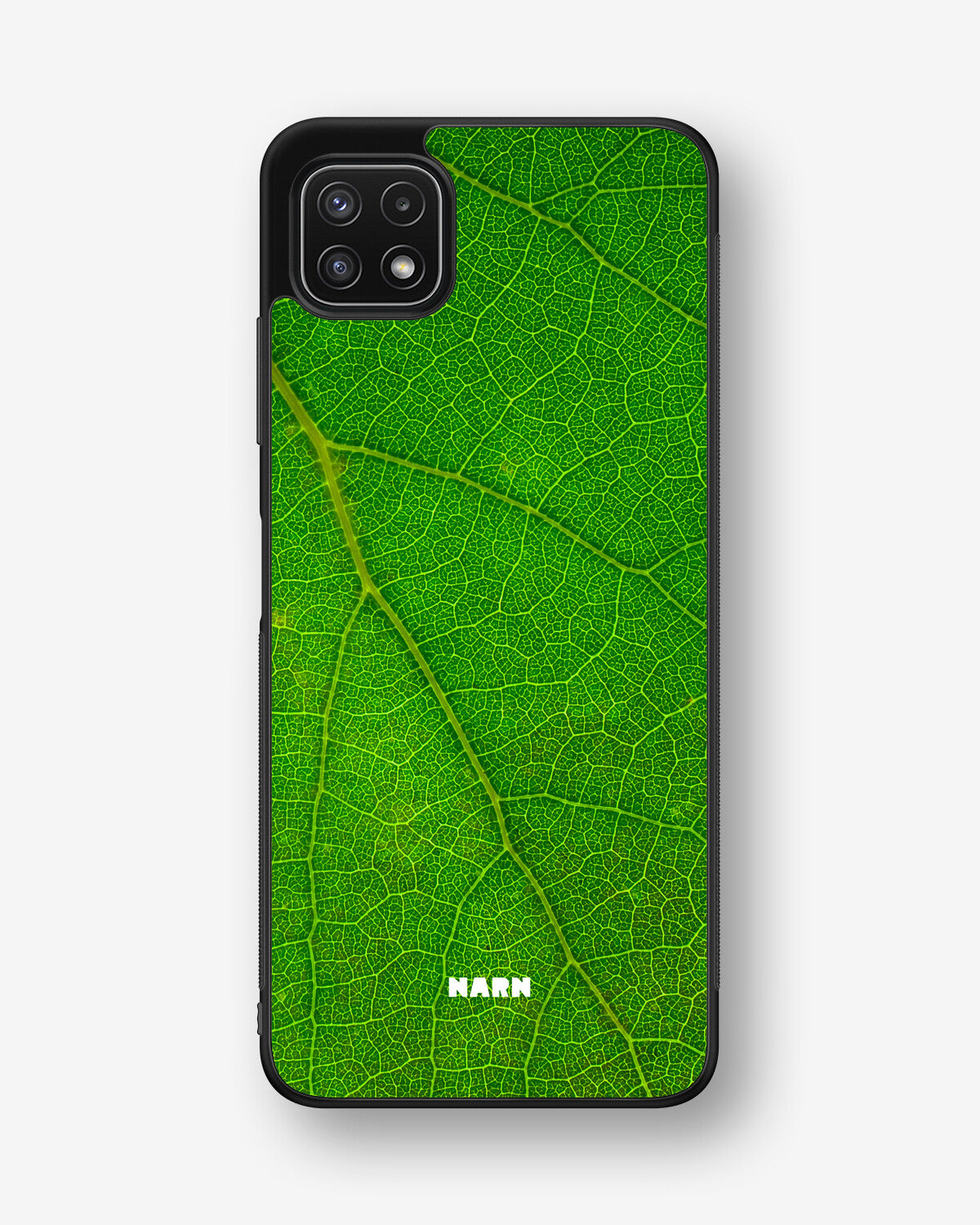 Samsung Galaxy A22 5G Hard Case – Green Leafy - View 1
