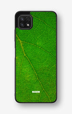 Samsung Galaxy A22 5G Hard Case – Green Leafy - View 1