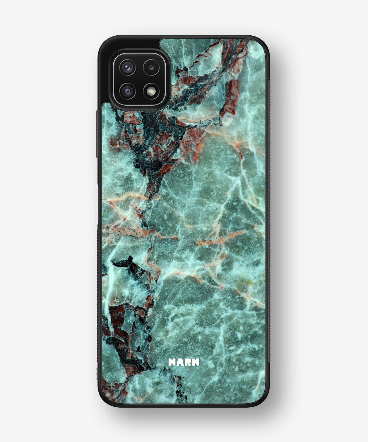 Samsung Galaxy A22 5G Hard Case – Green Marble - View 1