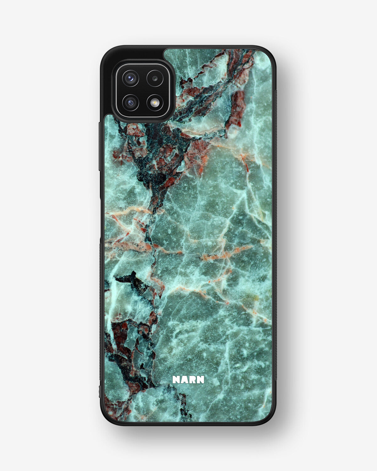 Samsung Galaxy A22 5G Hard Case – Green Marble - View 1