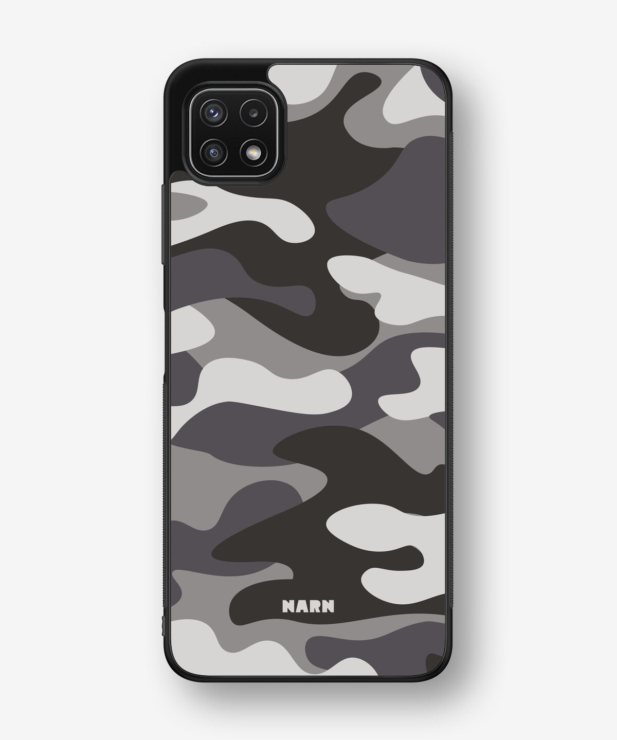 Samsung Galaxy A22 5G Hard Case – Grey Camo - View 1