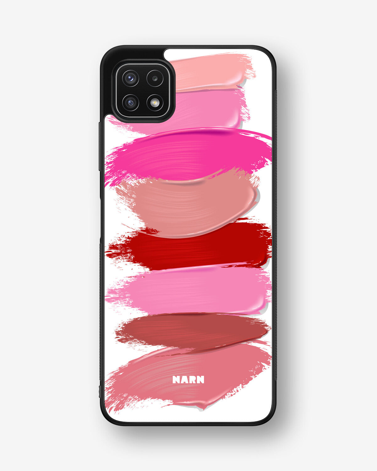 Samsung Galaxy A22 5G Hard Case – Lipstick Smears - View 1