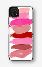 Samsung Galaxy A22 5G Hard Case – Lipstick Smears - View 1