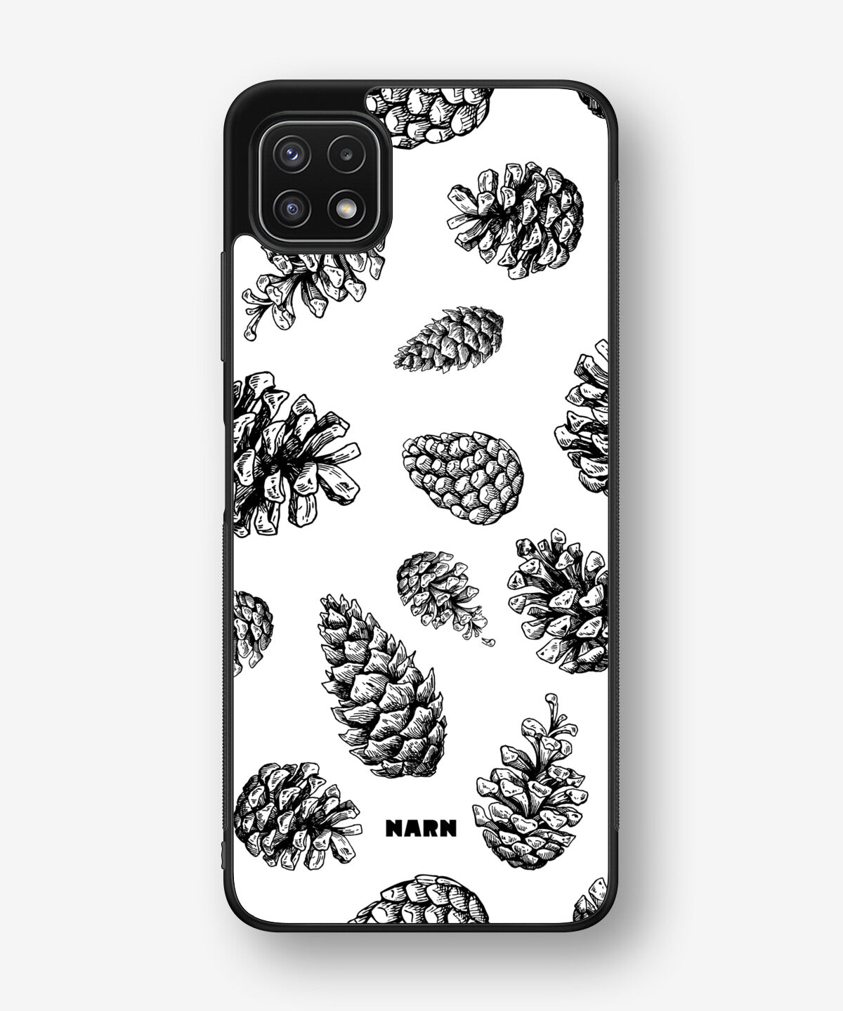 Samsung Galaxy A22 5G Hard Case – Pine Cones - View 1