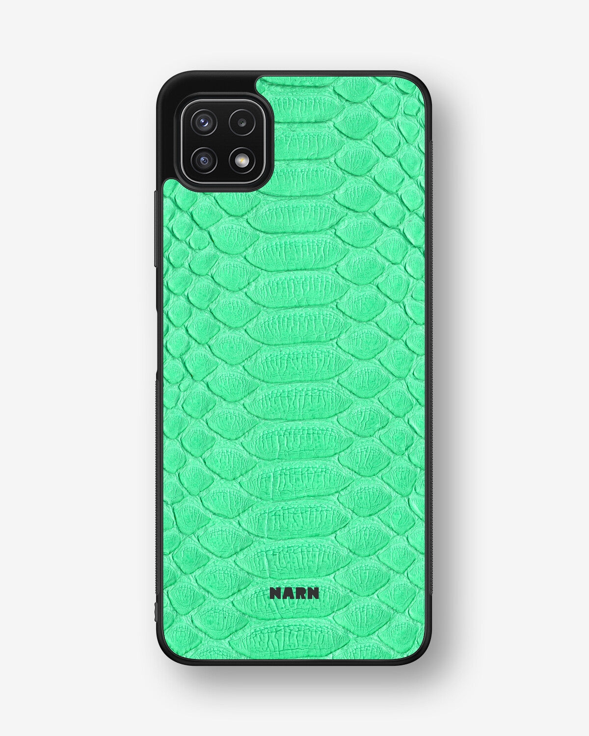 Samsung Galaxy A22 5G Hard Case – Turquoise Snake - View 1