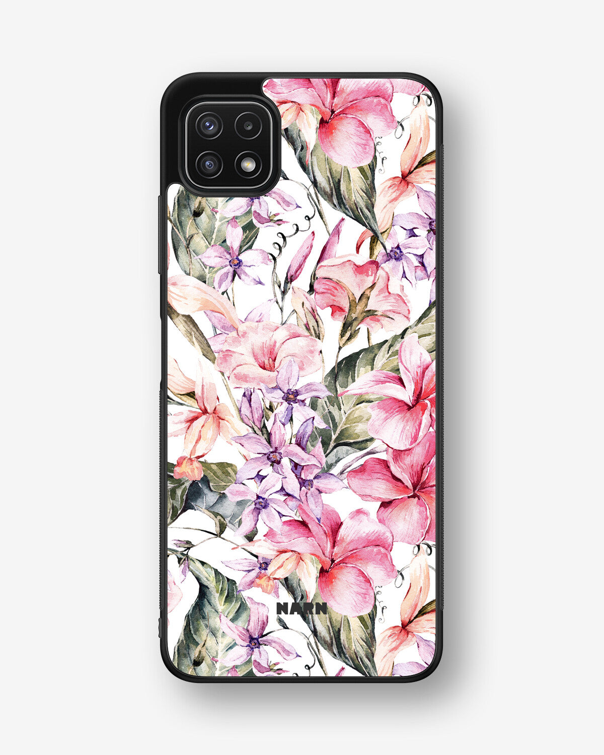 Samsung Galaxy A22 5G Hard Case – Watercolor Flowers - View 1