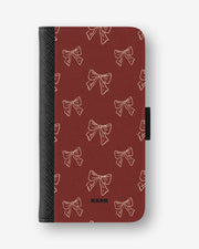 Samsung Galaxy A27 Wallet Case - Cherry Bows - View 1