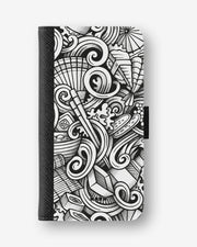 Samsung Galaxy A27 Wallet Case - Japanese Pattern - View 1