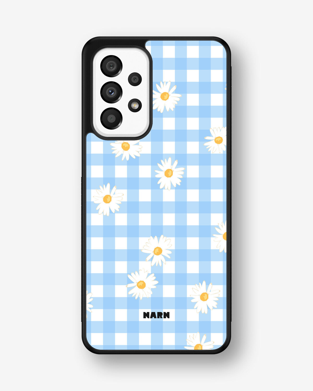 Samsung Galaxy A33 5G Hard Case – Blue Daisies - View 1