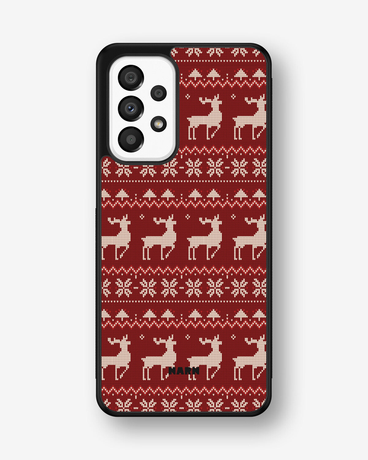 Samsung Galaxy A33 5G Hard Case – Reindeer Knit - View 1