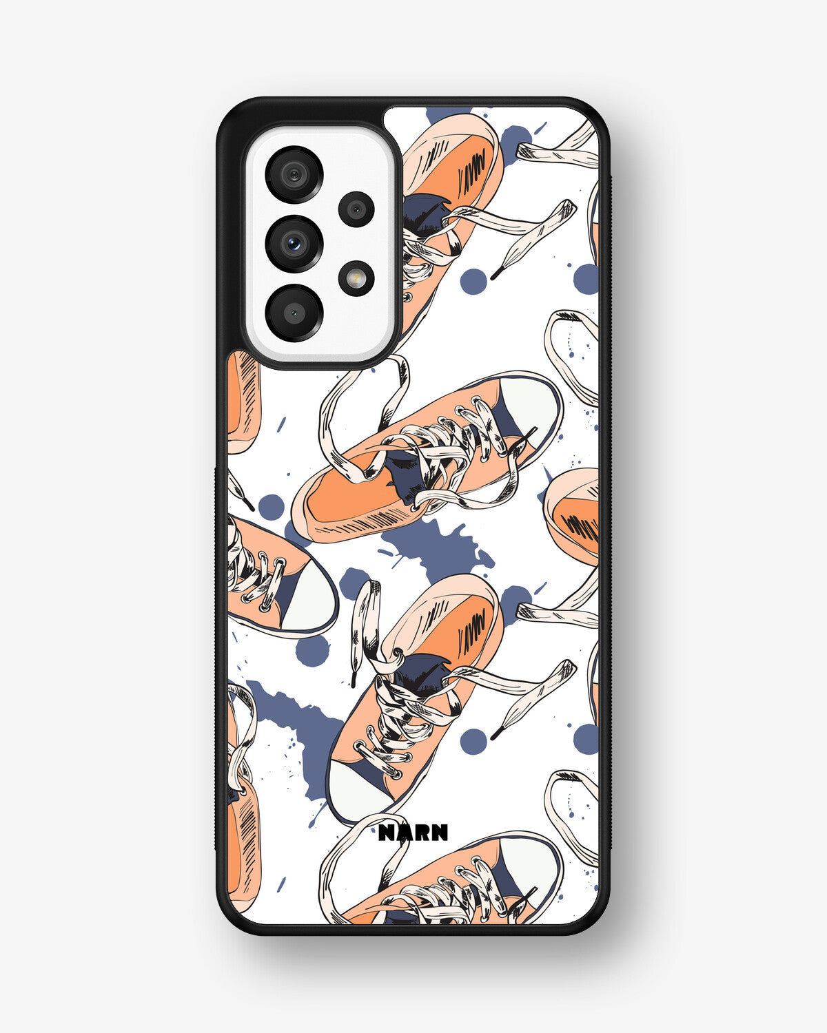 Samsung Galaxy A33 5G Hard Case – Apricot Sneakers - View 1