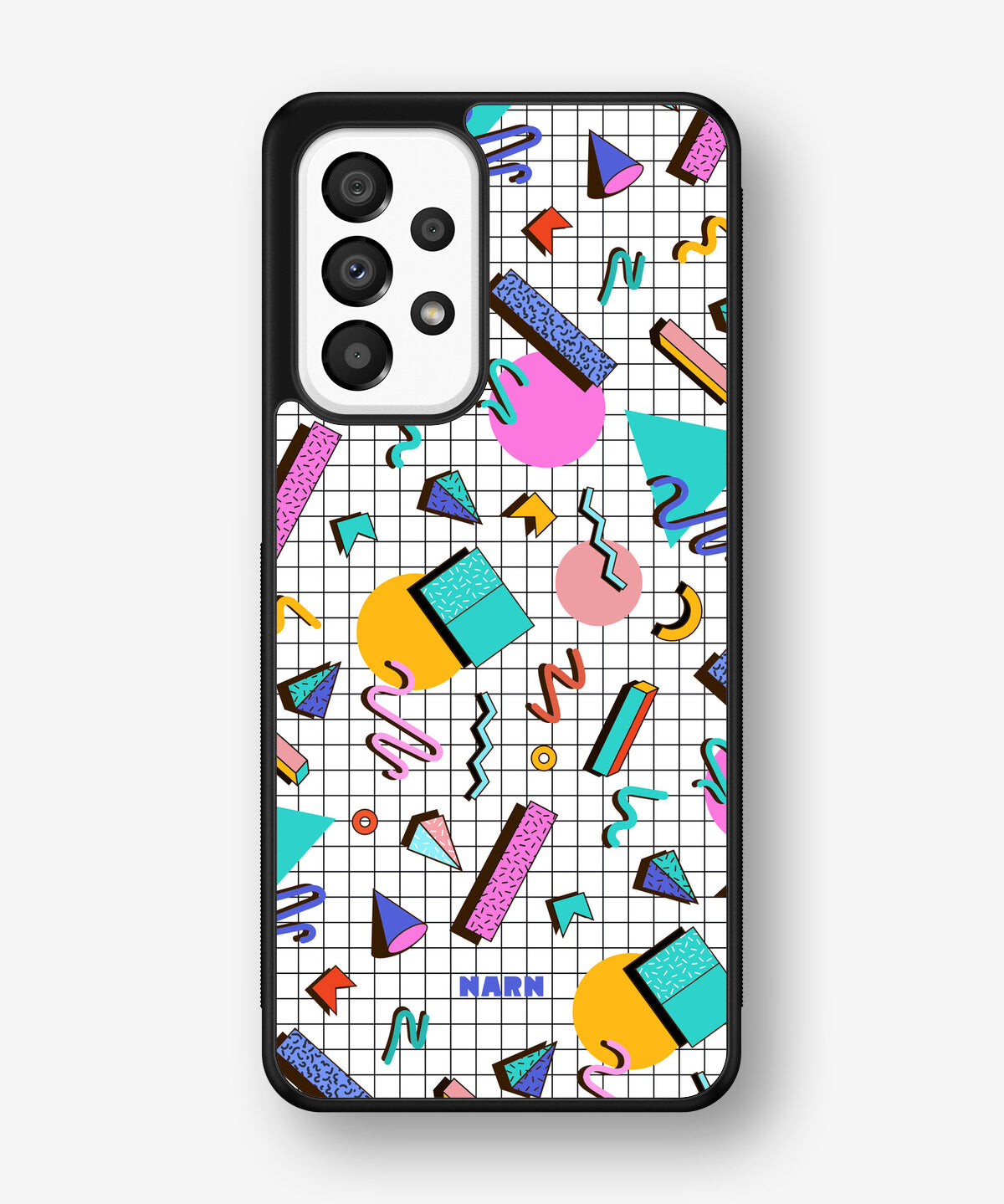 Samsung Galaxy A33 5G Hard Case – 80s Memphis - View 1