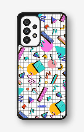 Samsung Galaxy A33 5G Hard Case – 80s Memphis - View 1