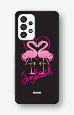 Samsung Galaxy A33 5G Hard Case – Beach Flamingo - View 1