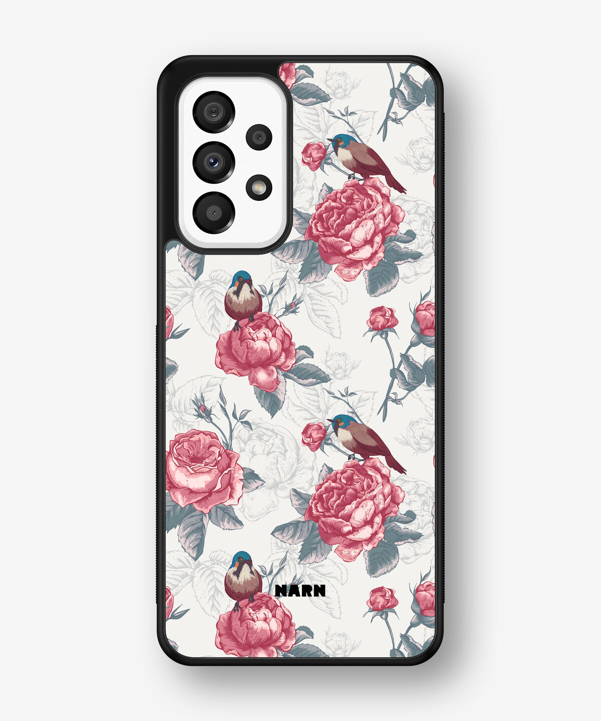 Samsung Galaxy A33 5G Hard Case – Birds Among Roses - View 1