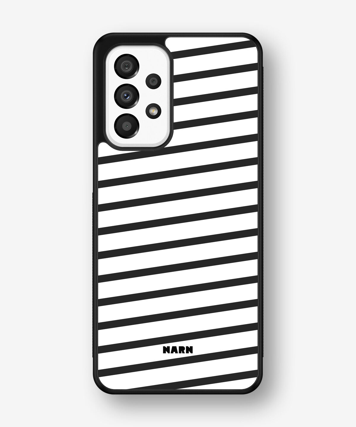 Samsung Galaxy A33 5G Hard Case – Black Stripes - View 1