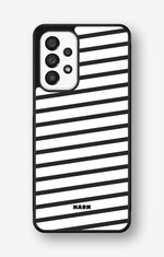Samsung Galaxy A33 5G Hard Case – Black Stripes - View 1