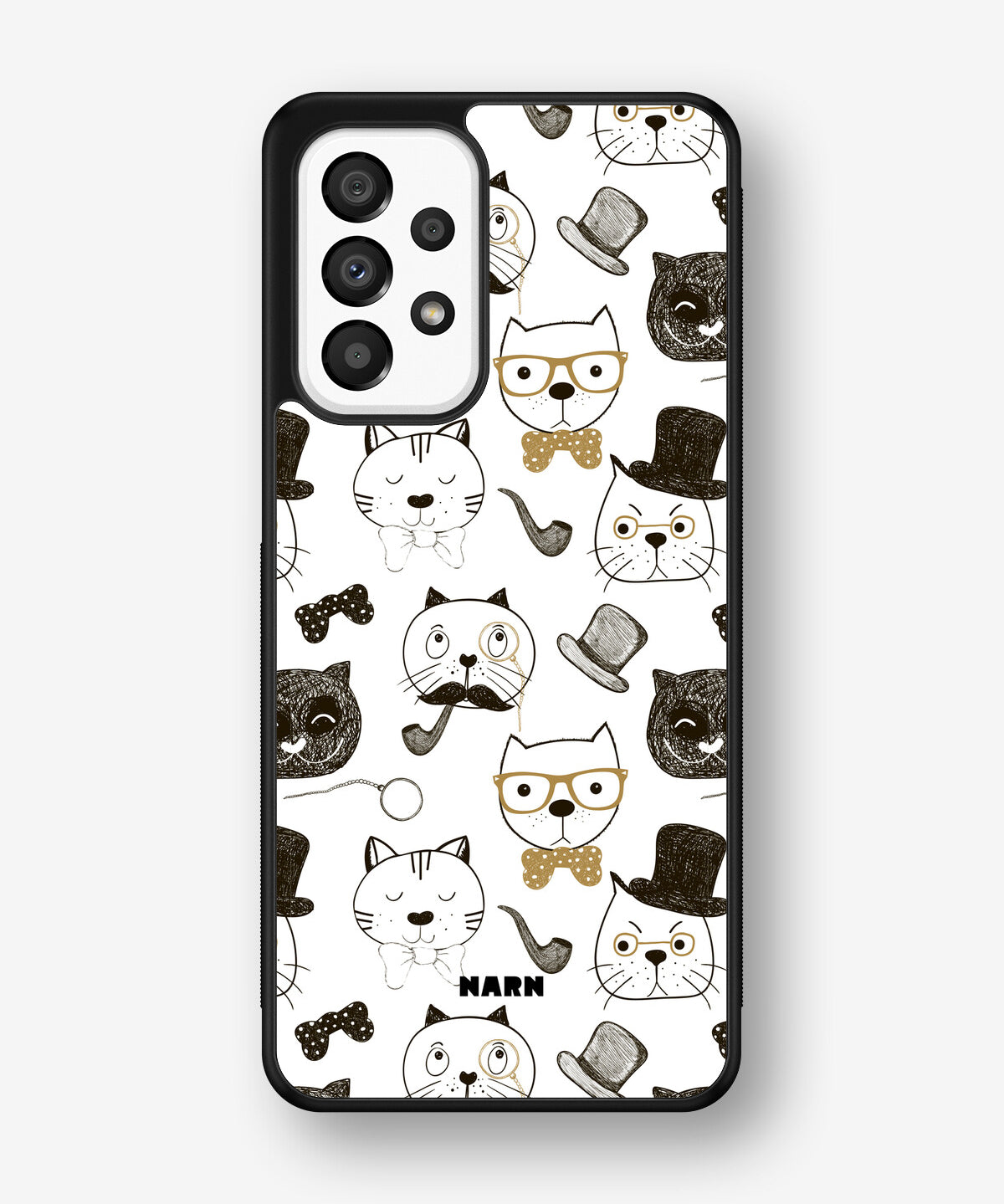 Samsung Galaxy A33 5G Hard Case – Cartoon Cats - View 1