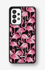 Samsung Galaxy A33 5G Hard Case – Flamingos - View 1