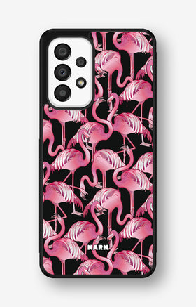 Samsung Galaxy A33 5G Hard Case – Flamingos - View 1