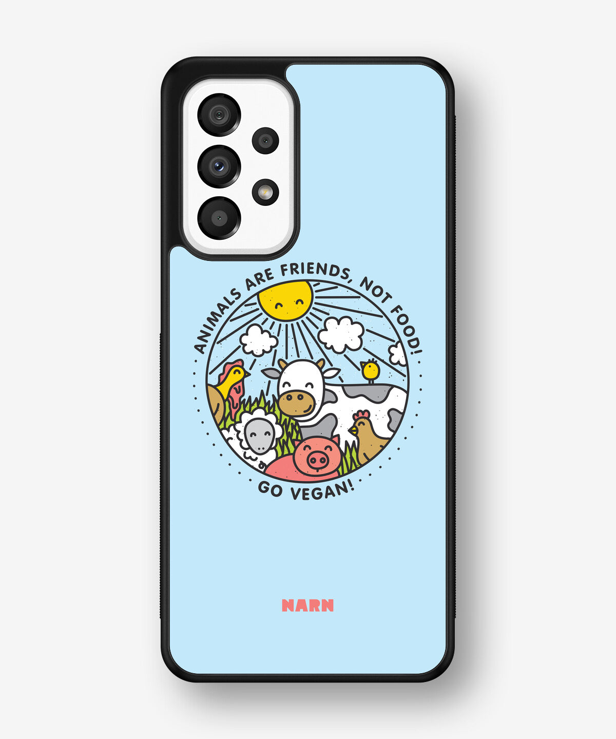 Samsung Galaxy A33 5G Hard Case – Friends, Not Food - View 1