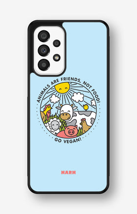 Samsung Galaxy A33 5G Hard Case – Friends, Not Food - View 1