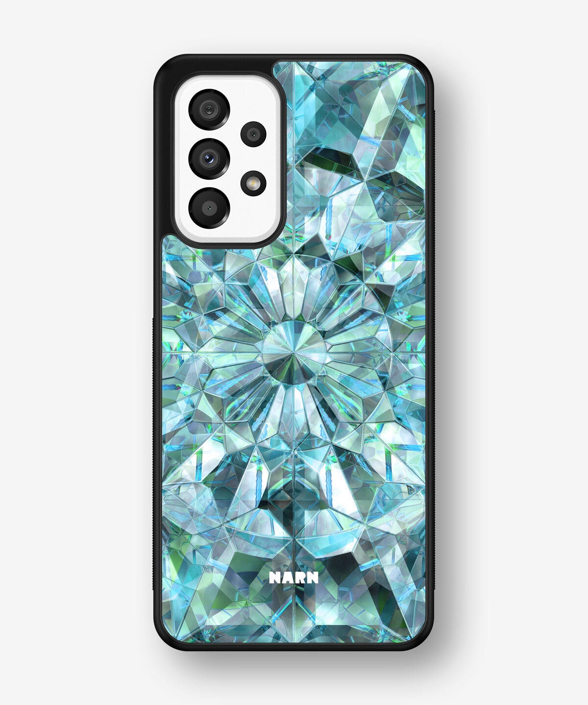 Samsung Galaxy A33 5G Hard Case – Green Crystals - View 1