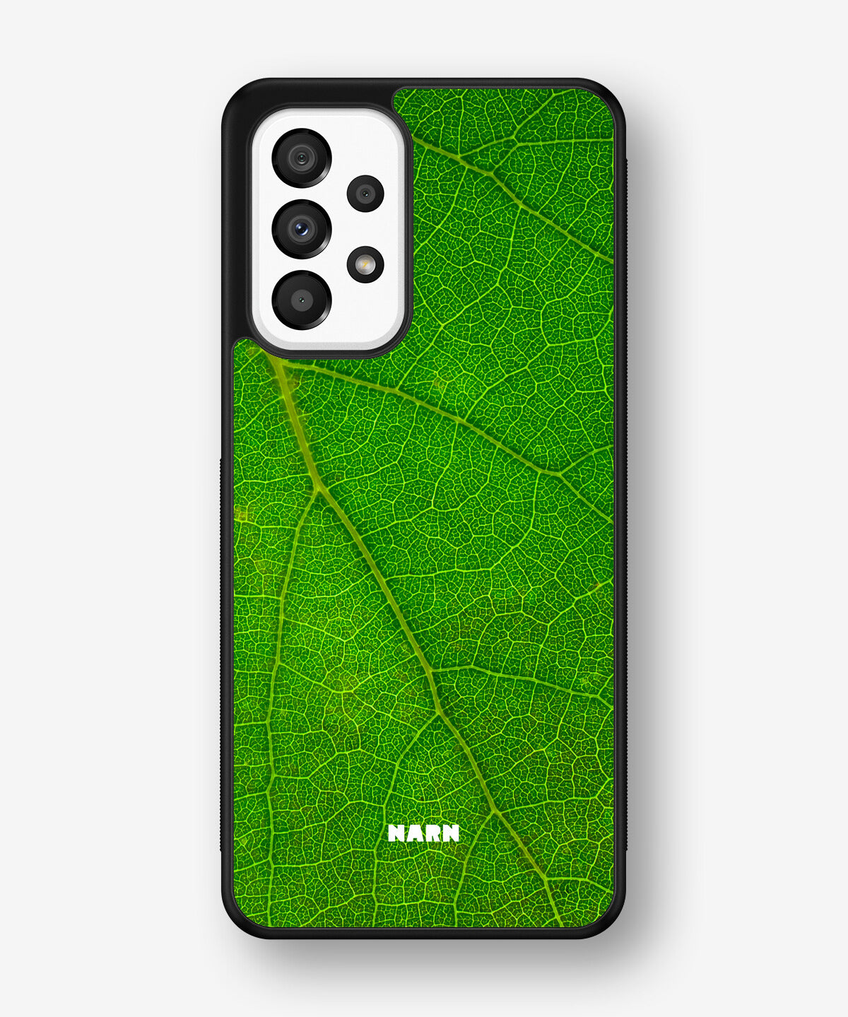 Samsung Galaxy A33 5G Hard Case – Green Leafy - View 1
